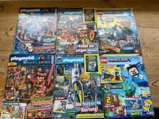 playmobil, Novelmore,und Lego, Minecraft Zeitschriften, 6 Stück
