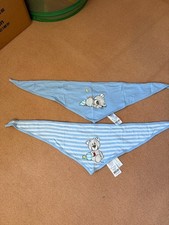 My first Nici Dreieckstücher / Lätzchen, 2er Set, hellblau, neu