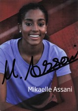 Mikaelle Assani Autogrammkarte Autogrammm Original Signiert Olympia Weitsprung