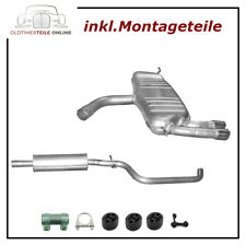 Auspuff Set AUDI A3 (8P1) Sportback (8PA) 1.8 TFSI Mitteltopf + Endschalldämpfer