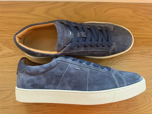 Santoni herren blau wildleder - santoni,