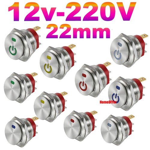22mm metall ein - 22mm, ein-aus