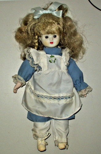 Porzellan sammlerpuppe blondes - porzellan-sammlerpuppe,