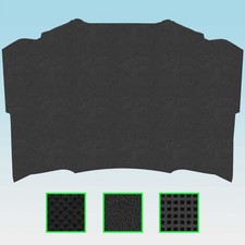 Dämmmatten für Mercedes-Benz W124 C124 Mopf 0 +1 + 2 Motorhaube 15mm genarbt