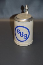 Alter Bierkrug mit Deckel -