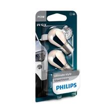 Philips PY21W Silver Vision 21W 12V BAU15s Set 2 Stück Birne Blinker chrom 