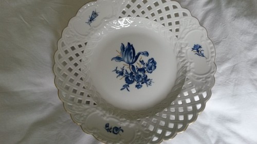 Meissen durchbruchteller blaue - durchbruchteller,