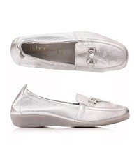 VITAFORM Damen- Mokassin Hirschleder Metall Schmucktrense Gr:38 Si