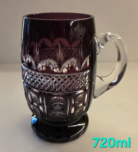 Großer glas bierkrug 720 - großer, glas-bierkrug