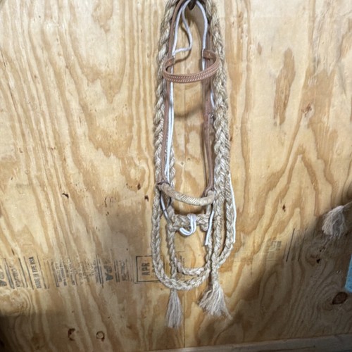 Rawhide leather braided rope - rawhide,