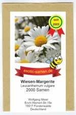 Magerwiesen-Margerite - Bienenweide - Leucanthemum vulgare - 2000 Samen