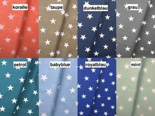 Baumwollstoff Dekostoff Sterne