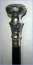 Versilberter Spazierstock Jugendstil Stock Mittelalter Gothic Steampunk GE B 101