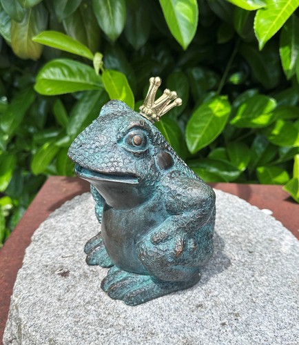 Bronze frosch wasserspeier - wasserspeier, 18