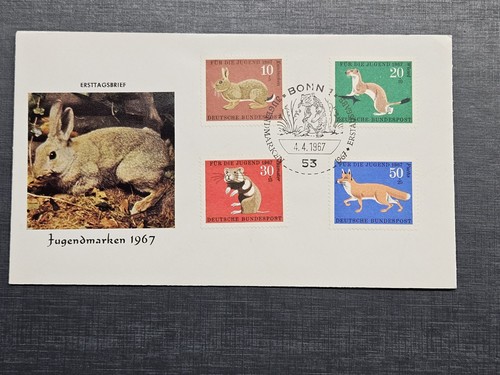 1967 bund fdc erstagsbrief - 1967,