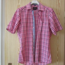 "Herren Freizeithemd "Tailor & Son"  rot/weiß - kariert Gr. M--für Oktoberfest,