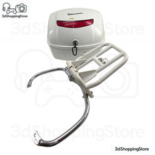 Piaggio Topcase in montblancweiß Topcaseträger für Vespa S50 inkl. Schlüssel