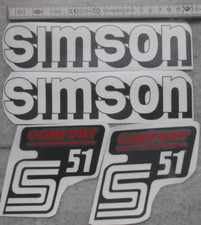 Simson S51 COMFORT Schwarz Rot