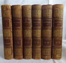 Shakespeare dramatische Werke 12 Bände (6 Bücher) Verlag Georg Reimer 1873 Leder