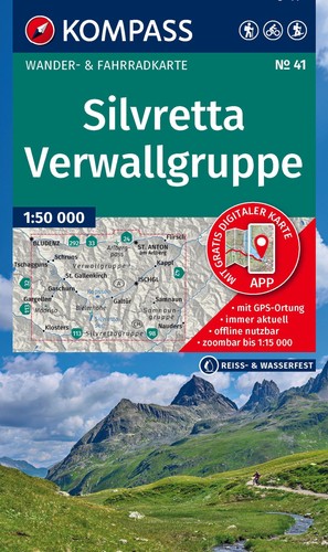 Kompass wanderkarte 41 - /,