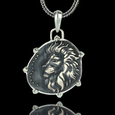 Löwe Silber Kette Sternzeichen Damen Herren Schmuck 925 Silber Halskette