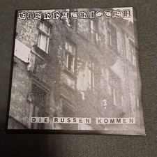Bierpatrioten - Die Russen kommen EP. Blau/grün marmoriertes Vinyl. Skinhead. Oi