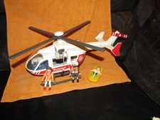 Playmobil RETTUNGSHUBSCHRAUBER mit Seilwinde 4222