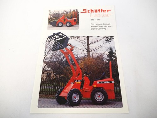 Originaler prospekt schäffer - prospekt,