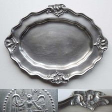 Antike Zinn Platte Tablett