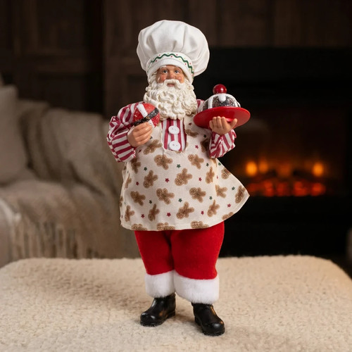 Weihnachtsmann 28cm deko figur - weihnachtsmann,