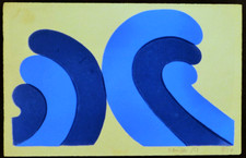 unleserlich handsigniert  Original Farbserigraphie -1968 -8/50