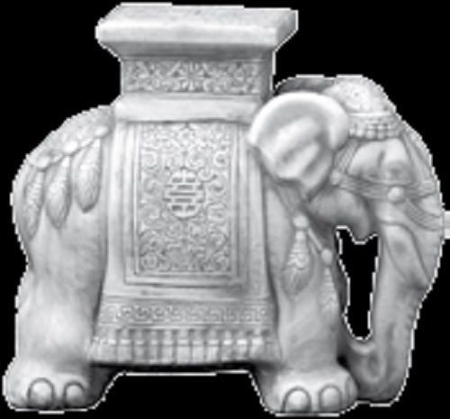 Elefant mit stellfläche für - elefant,