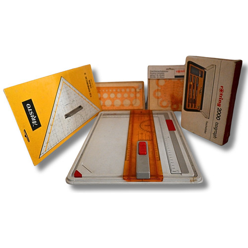 Komplettes zeichen set rotring - komplettes, zeichen-set