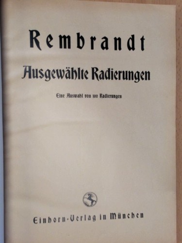Ausgewählte radierungen eine - ausgewählte, radierungen.