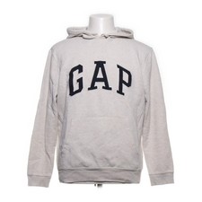 Gap, Kapuzenpullover, Größe: M, Beige, Baumwolle/Polyester, Print, Herren #hDx
