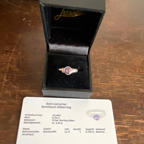 Juwelo amethyst ring 925 - amethyst,