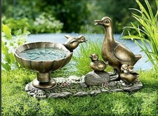 Vogeltränke enten familie - vogeltränke,