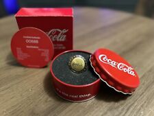 Coca Cola Kronkorken 12g Gold, 2018 Fiji, Limitierte Auflage mit Zertifikat