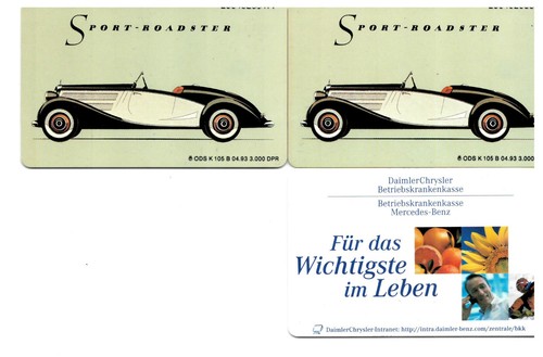 Telefonkarten mercedes - telefonkarten,