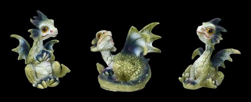 Drachen figuren 3er - set,