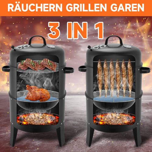 Räuchertonne räuchergrill - räuchertonne,