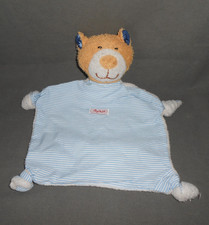 SIGIKID SCHMUSETUC​H SCHNUFFELT​UCH   KATZE BLAU GESTREIFT