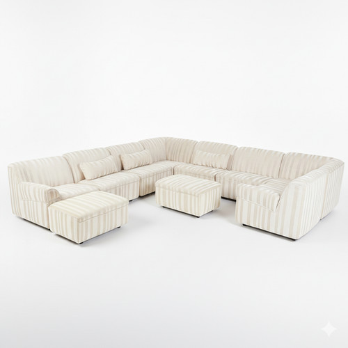 German modular sofa set 10 - set, (10