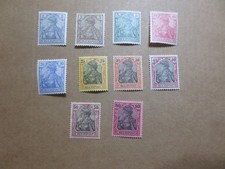 DR 1900 Reichspost Minr. 53-62