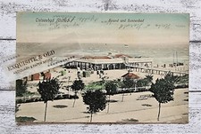 AK Ostseebad Ahlbeck Strand Sonnenbad Damen Herren Strandkorb Ansichtskarte Deko