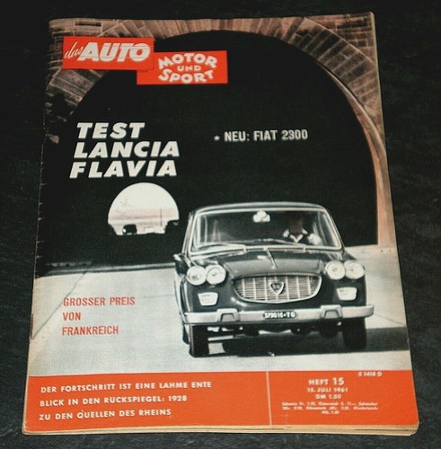 Ams test lancia - ams, 15/61
