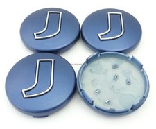 4x Original Rondell Nabendeckel ROD Felgendeckel Kappe Metallic Blau 60mm 2570-0