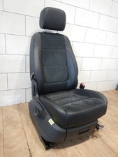 Sitz VW Sharan 7N vorne rechts schwarz Leder Alcantara Sitzheizung Original