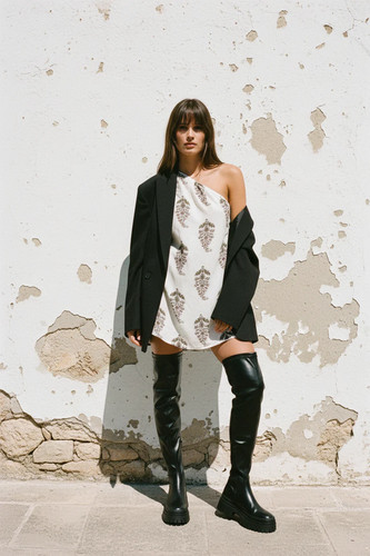 Overknee boots schwarz - overknee,