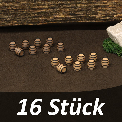 16x bierfass holzfässer - 16x,
